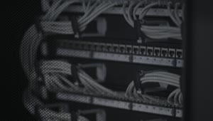 Video Stock Cables In A Server Room Live Wallpaper For PC