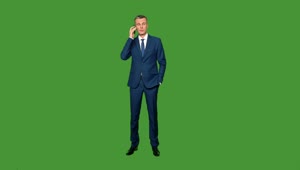 Video Stock Businessman Answering A Phone Call Live Wallpaper For PC