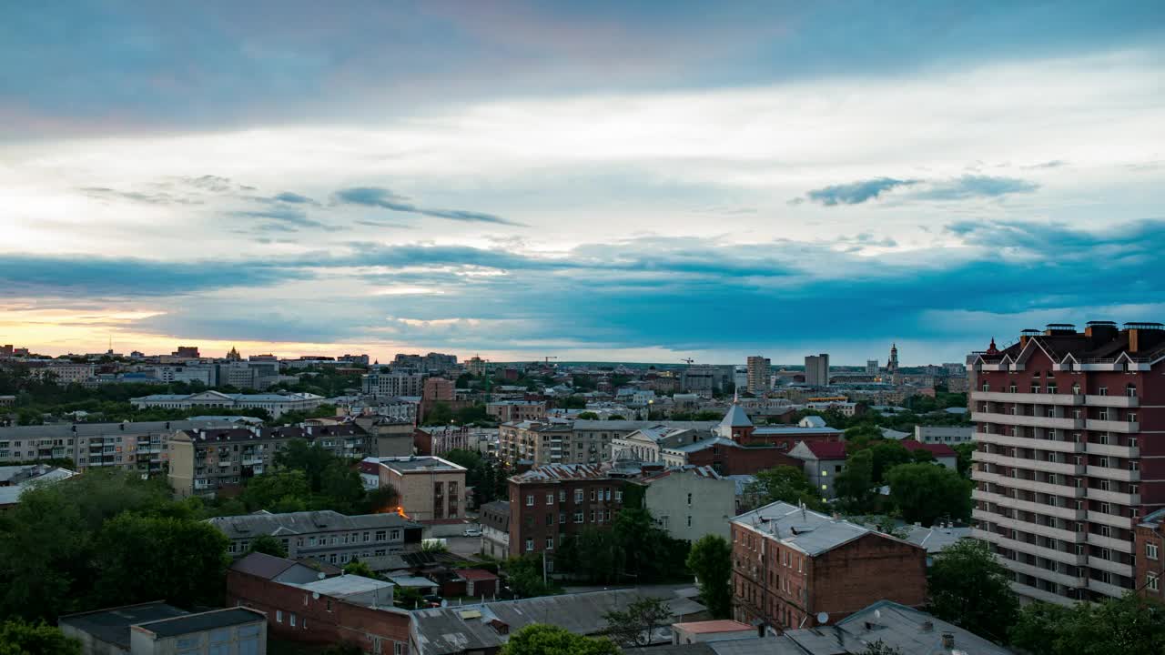 Download Video Stock Clouds Moving Across The Sky On Kharkov City Live Wallpaper For PC