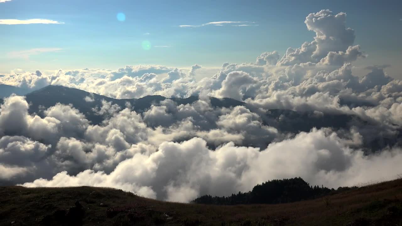 Download Video Stock Clouds Moving Above The Mountains Live Wallpaper For PC