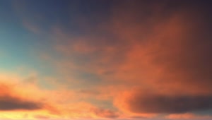 Video Stock Clouds In The Sky Traveling With The Wind At Sunset Live Wallpaper For PC