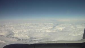 Video Stock Clouds From An Aircraft Window Live Wallpaper For PC