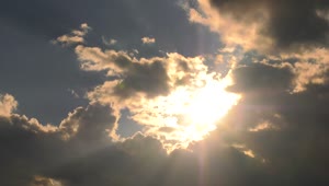 Video Stock Clouds Covering The Suns Rays Live Wallpaper For PC