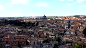 Video Stock Clouds Casting Shadows Over Toledo Live Wallpaper For PC