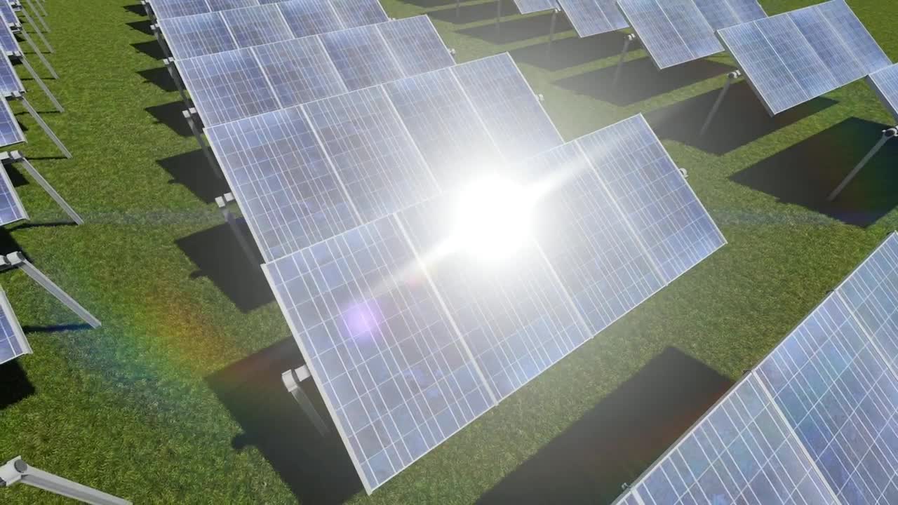 Download Stock Video Day And Night In A Solar Panel Field Live Wallpaper For PC