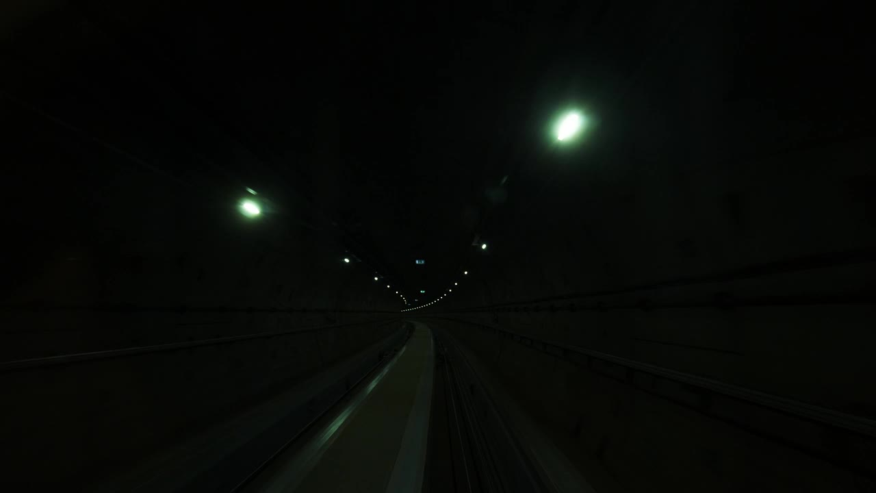Download Stock Video Dark Subway Tunnels With Small Lights Live Wallpaper For PC