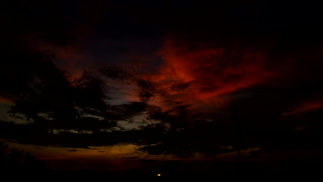 Download Stock Video Dark Red Sky In The Morning Live Wallpaper For PC