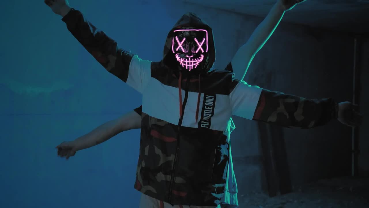 Download Stock Video Dancers Practicing A Choreography With Mask Live Wallpaper For PC