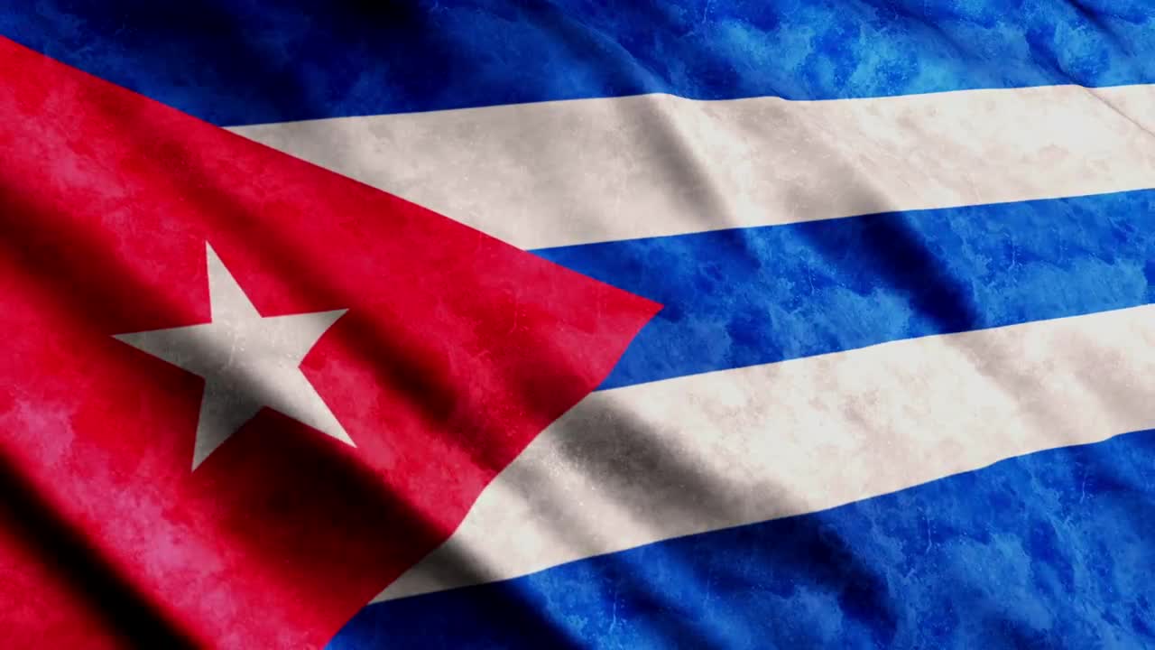 Download Stock Video Cuba Flag Waving Render Live Wallpaper For PC