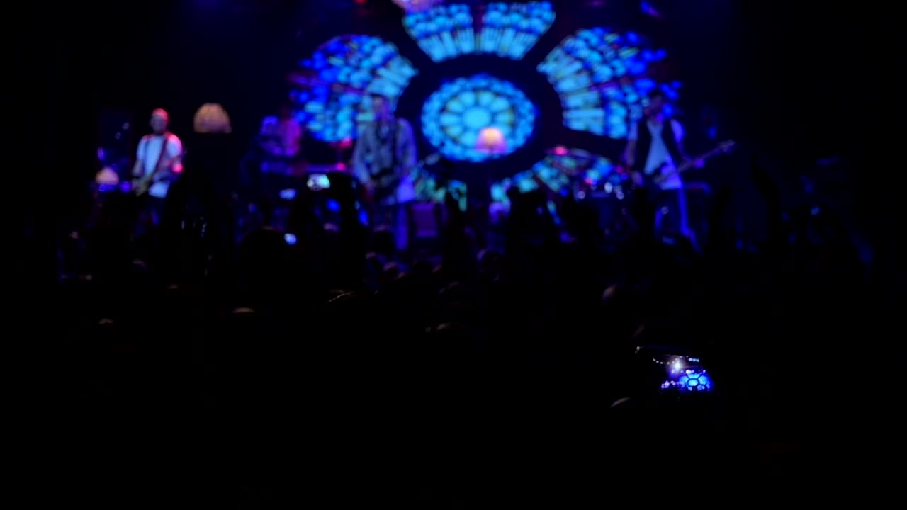 Download Stock Video Crowd Moving Hands At A Concert Live Wallpaper For PC