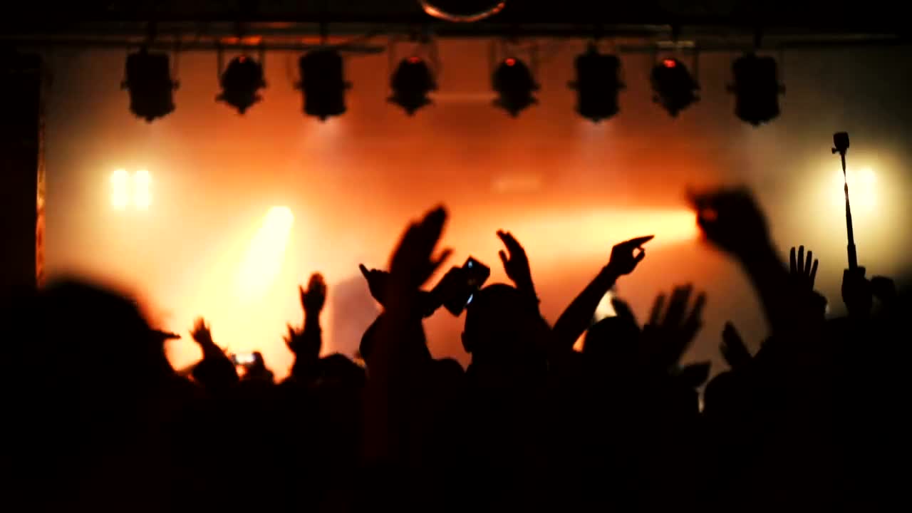 Download Stock Video Crowd Jumping At The Concert Live Wallpaper For PC
