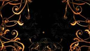 Stock Video Crossing Elegant And Tangled D Gold Frames Live Wallpaper For PC