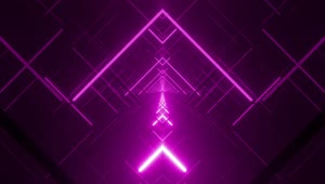 Stock Video Crossing A Rhombus Passage Of Violet Lights Live Wallpaper For PC