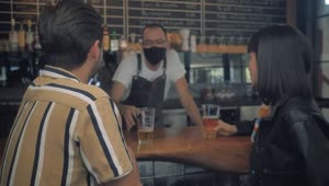 Stock Video Craft Beer Bar Bartender Live Wallpaper For PC