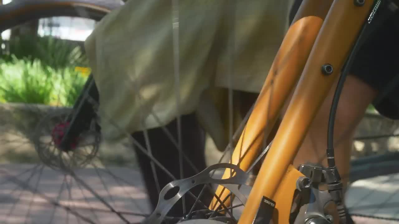 Download Stock Video Couple Walking Through A Park After A Bike Ride Live Wallpaper For PC