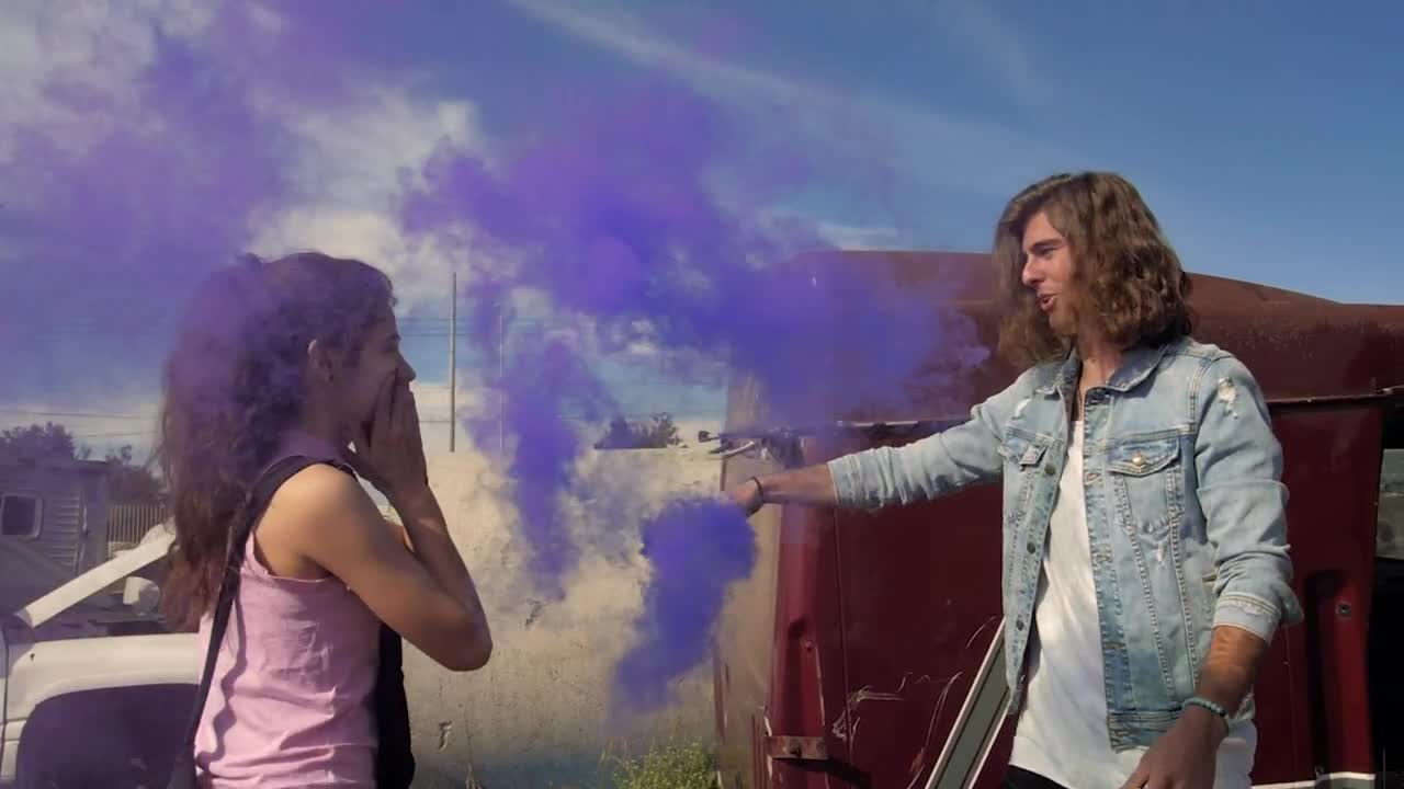 Download Stock Video Couple Playing With A Smoke Live Wallpaper For PC