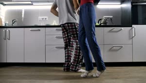 Stock Video Couple Dancing In Their Apartment Live Wallpaper For PC
