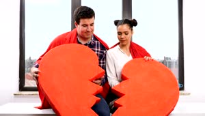 Stock Video Couple Celebrates Valentines Day With A Heart Live Wallpaper For PC
