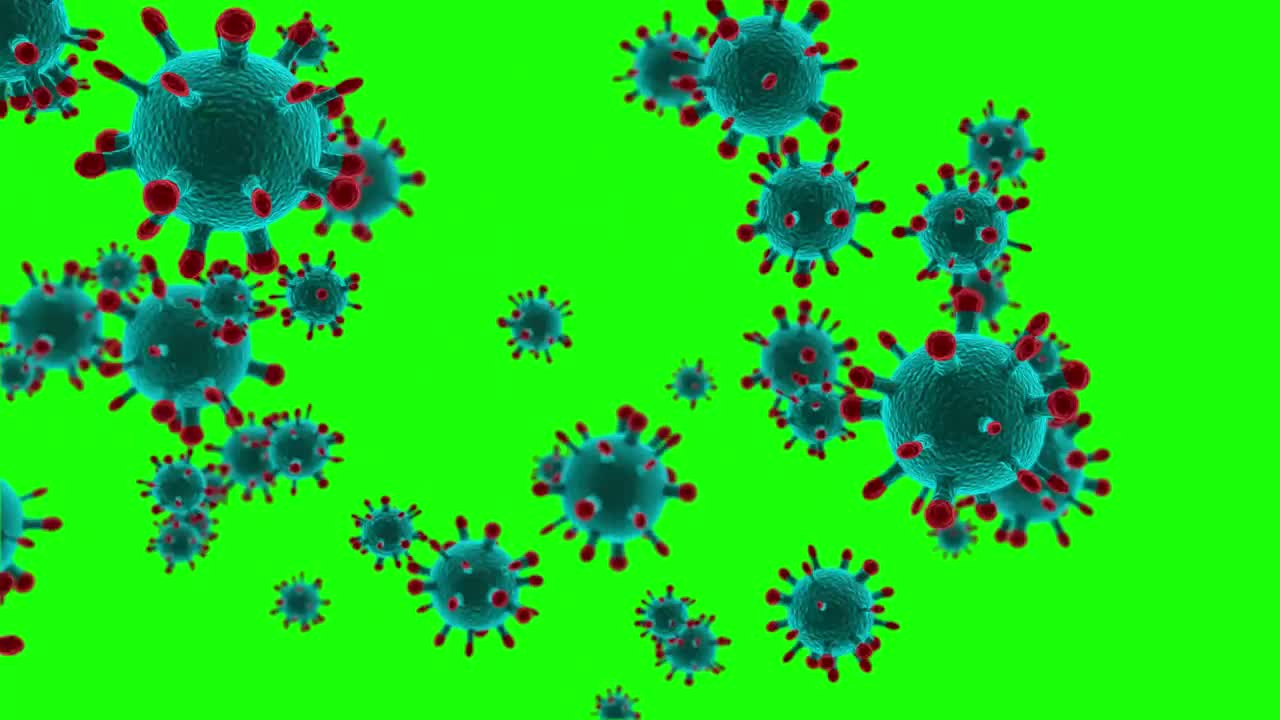 Download Stock Video Coronavirus Transition With Chroma Background Live Wallpaper For PC