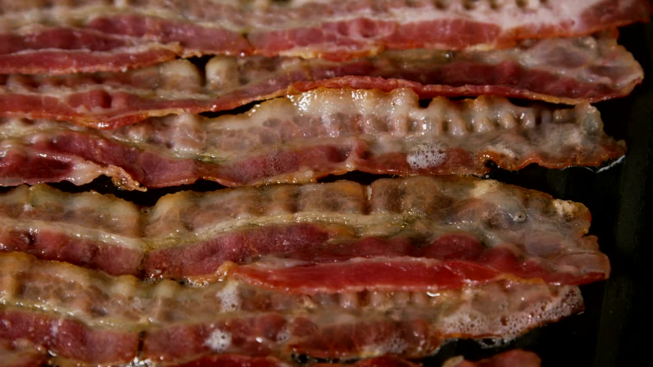 Download Stock Video Cooking Bacon On The Grill Live Wallpaper For PC