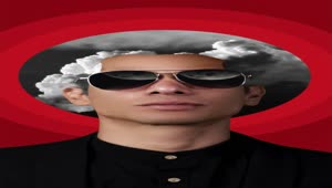 Stock Video Conceptual Image Of A Man With Glasses And Hair With Live Wallpaper For PC