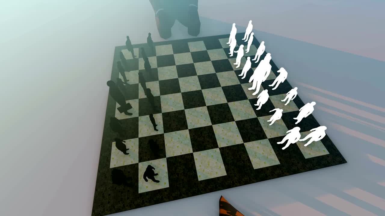 Download Stock Video Concept Of Business Strategies In A Chess Game Live Wallpaper For PC