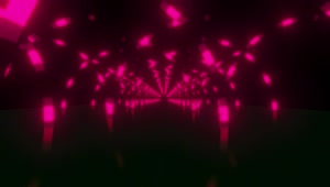Stock Video Combined Tunnel Rings Made Of Pink Light Live Wallpaper For PC
