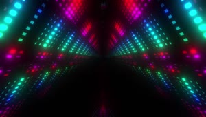 Stock Video Colorful Led Triangle Tunnel In D Live Wallpaper For PC