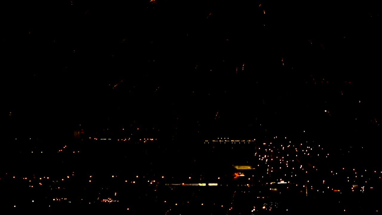 Download Stock Video Colorful Fireworks Flashing In The Evening Live Wallpaper For PC