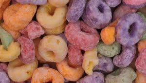 Stock Video Colored Sugared Donut Cereal Live Wallpaper For PC