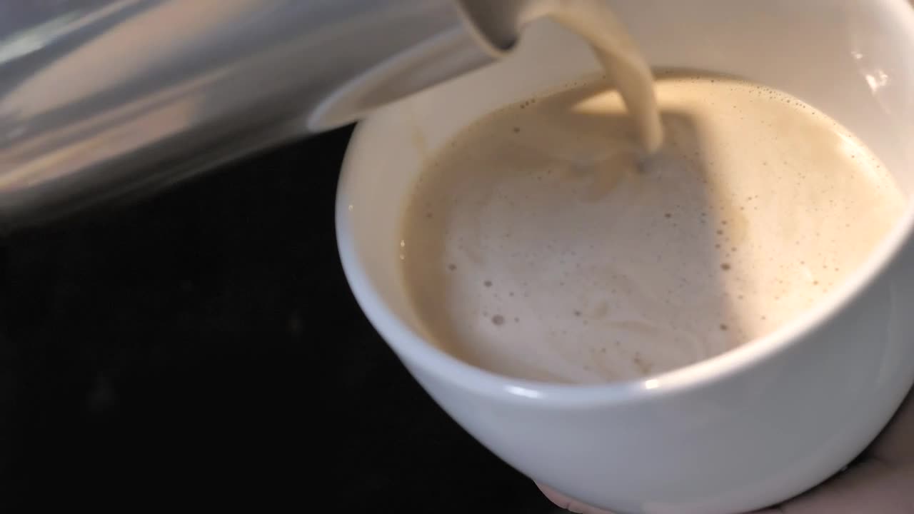 Download Stock Video Coffee Is Served In A Cup Live Wallpaper For PC