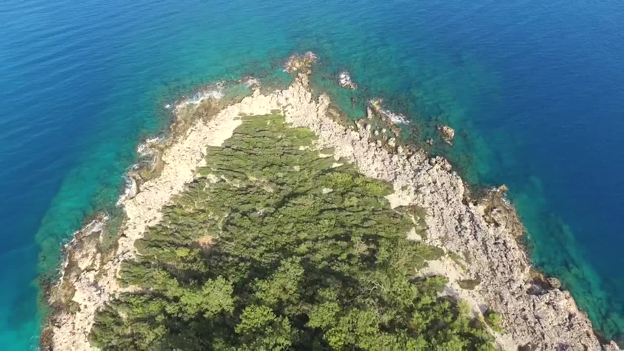 Download Stock Video Coastline With Vegetation And A Blue Lake Live Wallpaper For PC