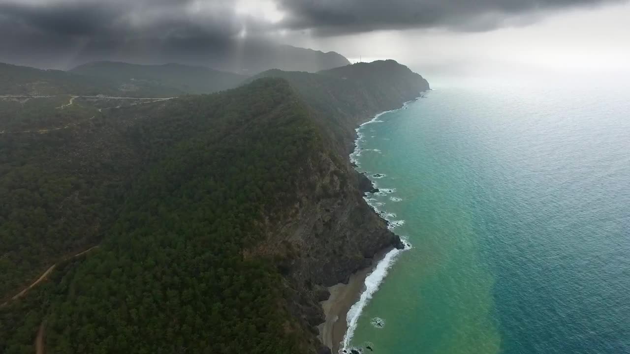 Download Stock Video Coast Line And Mountains Live Wallpaper For PC