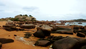 Stock Video Coast Full Of Rocks And Sand Live Wallpaper For PC