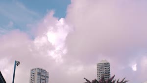 Stock Video Cloudy Sky In The City Live Wallpaper For PC