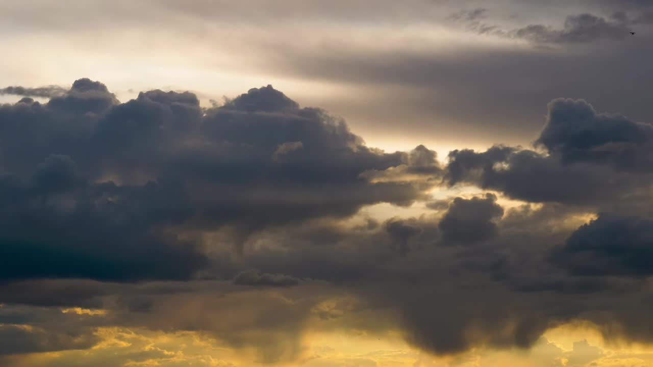 Download Stock Video Cloudy Sky At Sunset Time Lapse Live Wallpaper For PC