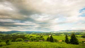Stock Video Cloudy Afternoon Over The Meadow Live Wallpaper For PC
