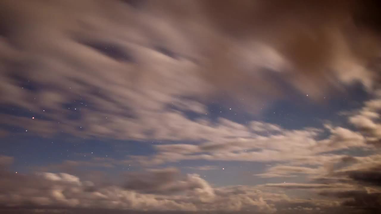 Download Stock Video Clouds Passing In The Sky During Dusk Live Wallpaper For PC