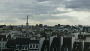 Stock Video Clouds Over The Paris Skyline Live Wallpaper For PC