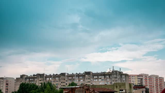Download Stock Video Clouds Over Large Apartments  Smal Live Wallpaper For PC