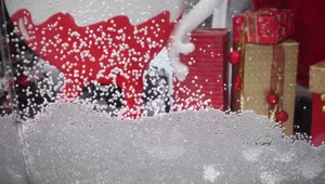 Stock Video Fake Snow In A Window Display Live Wallpaper For PC