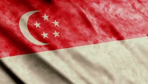 Stock Video Faded Singapore Flag Live Wallpaper For PC