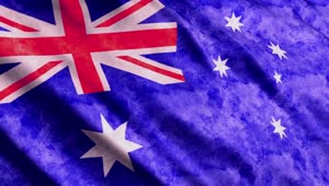Stock Video Faded Australian Waving Flag Live Wallpaper For PC