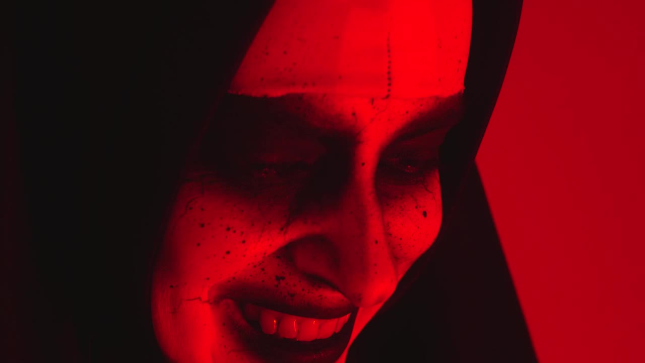 Download Stock Video Face Of A Terrifying Ghost Nun Live Wallpaper For PC