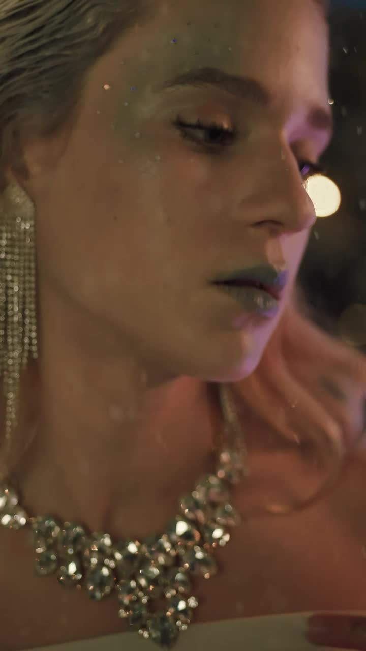 Download Stock Video Face Of A Girl With Winter Makeup Live Wallpaper For PC