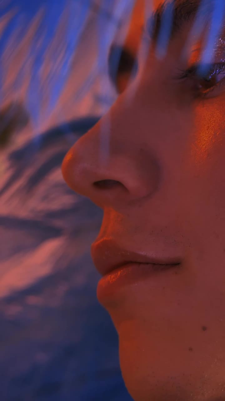 Download Stock Video Face Of A Gay Man Smelling Flowers Live Wallpaper For PC