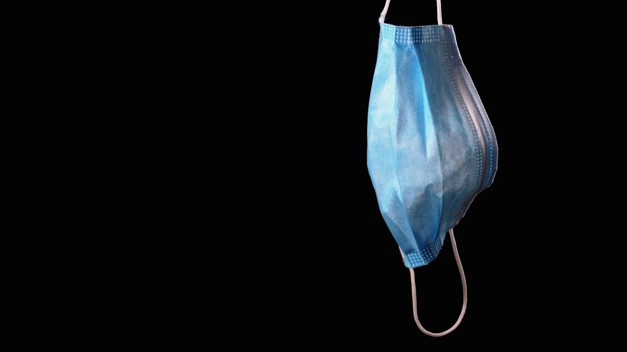 Download Stock Video Face Mask With Black Background Live Wallpaper For PC