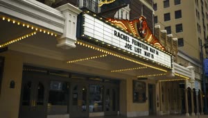 Stock Video Facade Of A Paramount Theater In The City Live Wallpaper For PC