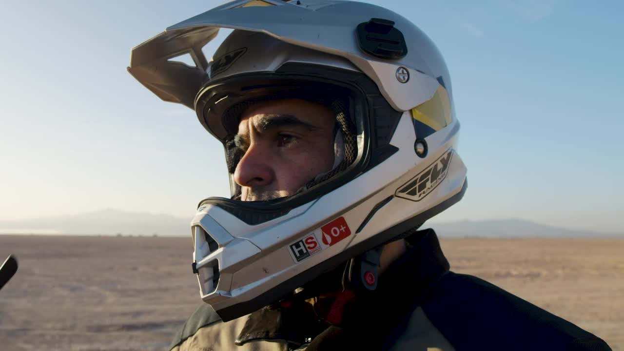 Download Stock Video Extreme Biker Putting On Sunglasses Live Wallpaper For PC