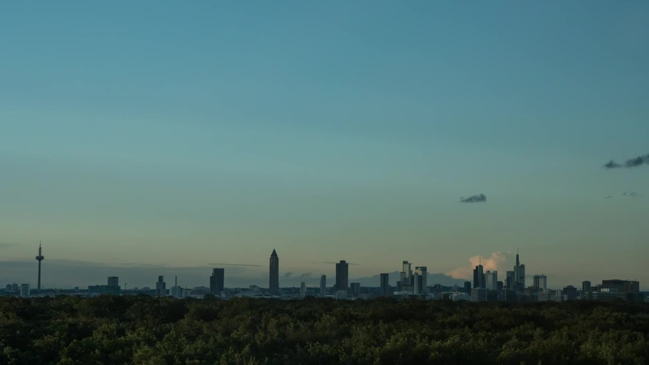 Download Stock Video Evening Sky In Frankfurt Live Wallpaper For PC